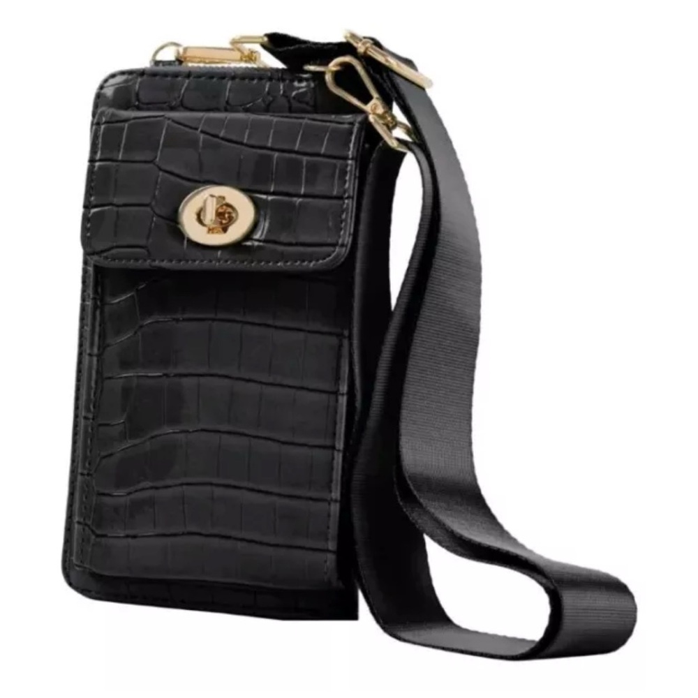 Samantha Brown To-Go Quilted Mini Crossbody - black